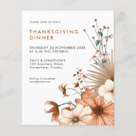 Herbstliche Herbstwoche Erntedank Einladung