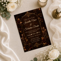 Herbstliche Hochzeit mit Kerzenlichtromantik