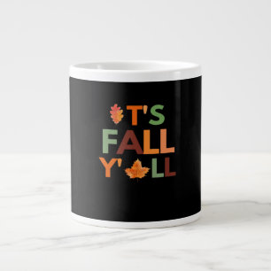 Herbstliche Kollektion der Herbstsaison Es ist Her Jumbo-Tasse