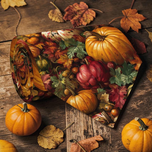 Herbstliche Kürbis-Halskrawatte Krawatte (Von Creator hochgeladen)