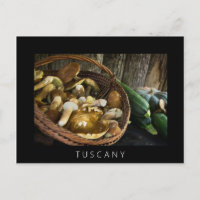 Herbstliche Lebensmittel noch Leben Toskana schwar