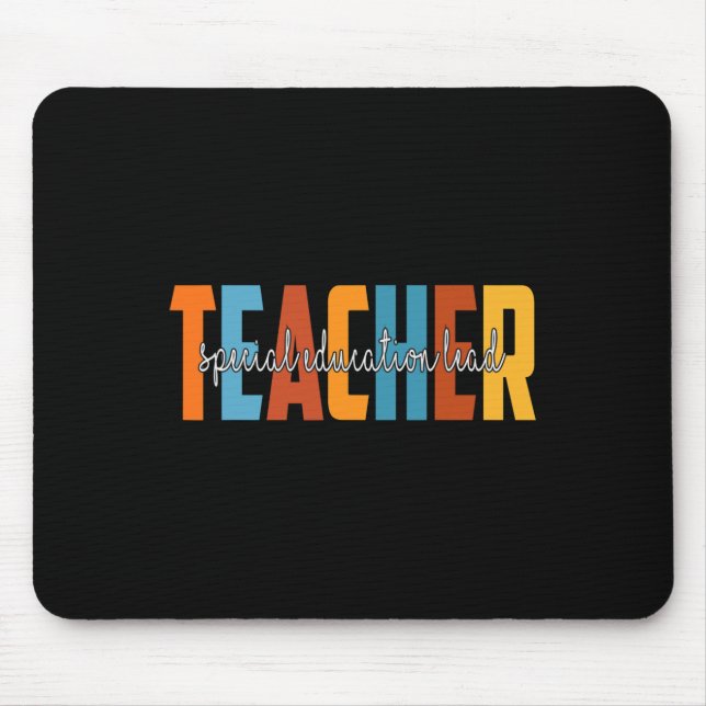 Herbstliche Liebe der Bildung Lead Teacher Herbst Mousepad (Vorne)