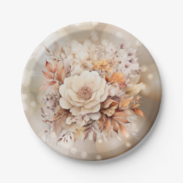 Herbstliche Niedliche Gnome Herbstlaub Geburtstag Pappteller