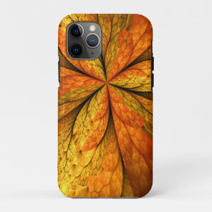 Herbstliche Pflanze, Modernes Abstraktes Fraktal Case-Mate iPhone Hülle