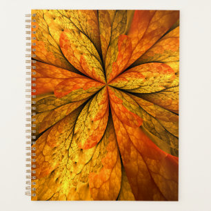 Herbstliche Pflanze, Modernes Abstraktes Fraktal Planer