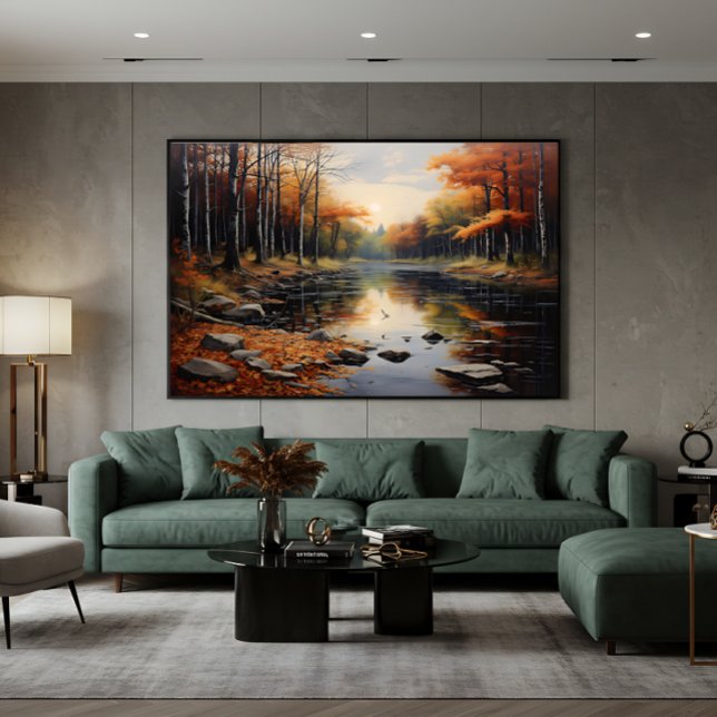 Herbstliche Reflexionen Poster (Von Creator hochgeladen)