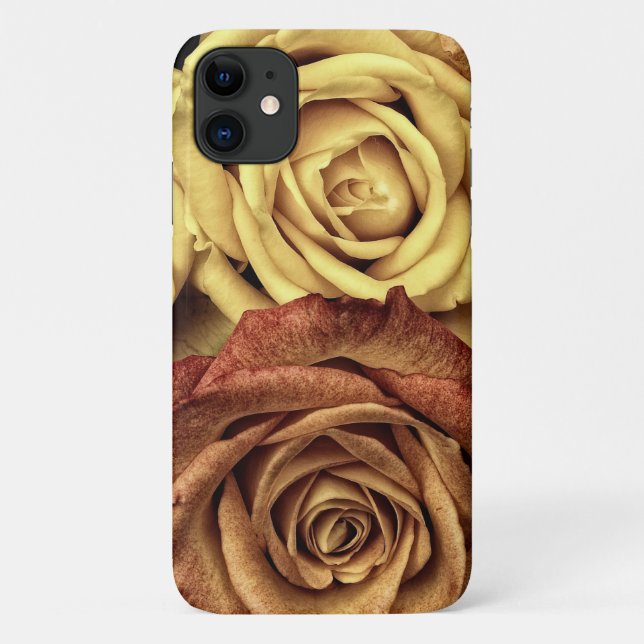 Herbstliche Rose Case-Mate iPhone Hülle (Rückseite)