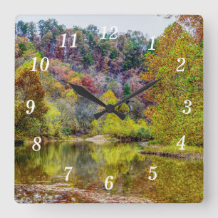Herbstliche Ruhe Wanduhr