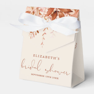 Herbstliche rustikale Floral-Hochzeitsdusche Geschenkschachtel