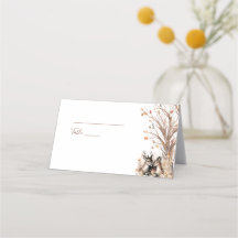Herbstliche Rustikale Hirsch Hochzeitskollektion