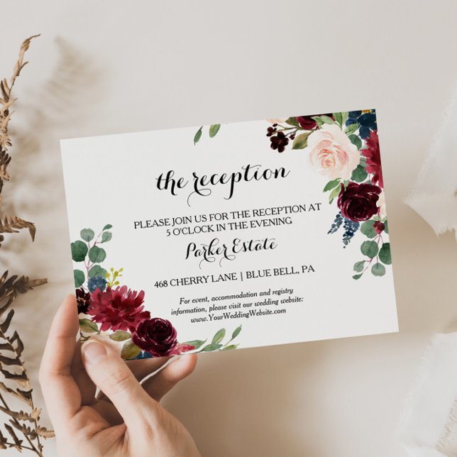 Herbstliche Rustikale Hochzeitskarte Einladung (Von Creator hochgeladen)