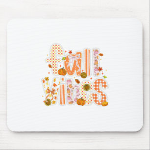 Herbstliche Stimmung Kürbis Coquette Bogen Herbstb Mousepad