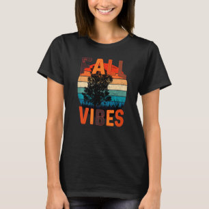 Herbstliche Stimmung Retro Kürbisgewürz Herbstkaff T-Shirt