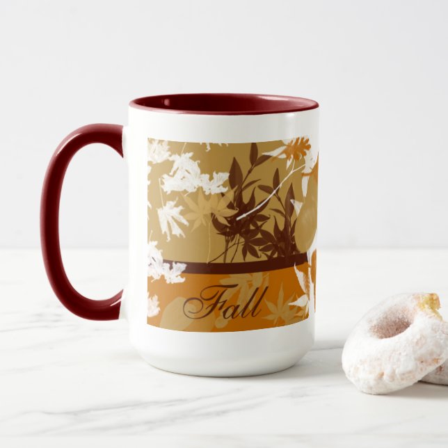 Herbstliche Tasse (Mit Donut)