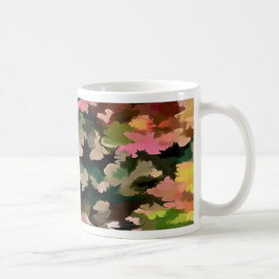 Herbstliche Töne-Tarnmuster Tasse