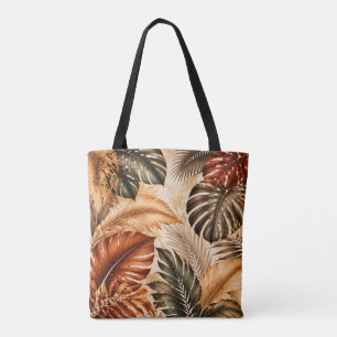 Herbstliche Tropische Monstera-Botanik-Muster
