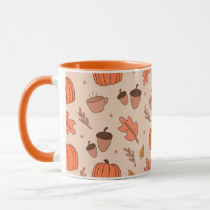 Herbstliche Vintage Tasse