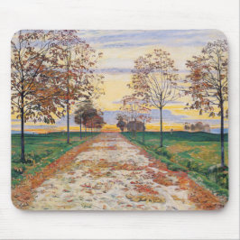 Herbstlicher Abend (von Ferdinand Hodler) Mousepad