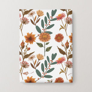 Herbstlicher Blütenflor Button