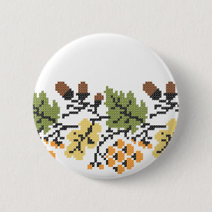 Herbstlicher Hintergrund Button