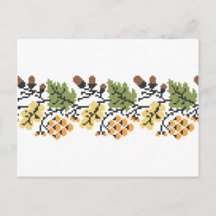 Herbstlicher Hintergrund Postkarte