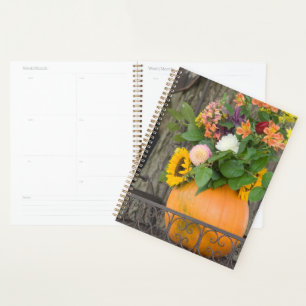 Herbstlicher Kürbisstrauß Planer