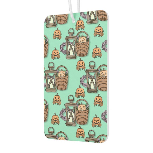 Herbstlicher Kürbiszauber Autolufterfrischer (Links)