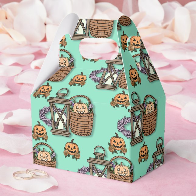 Herbstlicher Kürbiszauber Geschenkschachtel (Hochzeit)