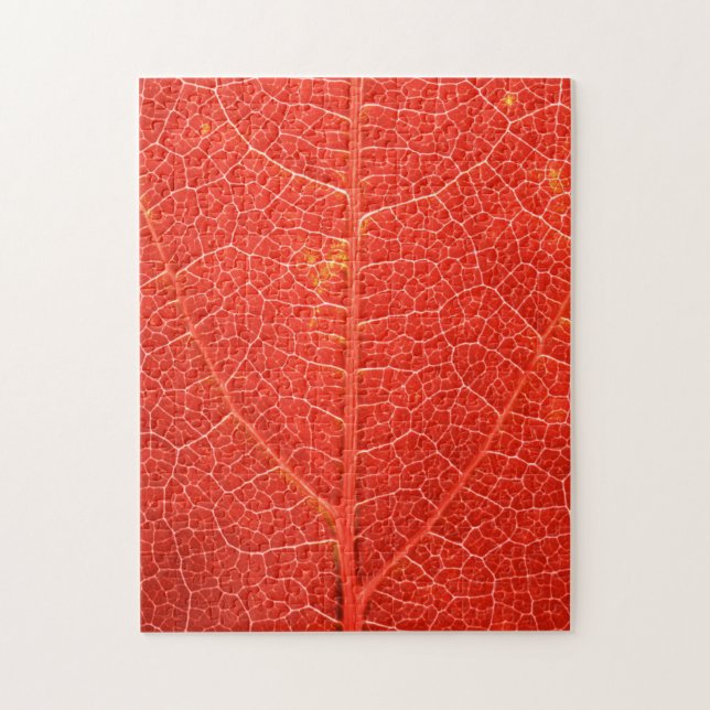 Herbstliches Blatt Puzzle (Vertikal)