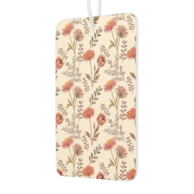 Herbstliches Blütenmosaik Autolufterfrischer (Links)