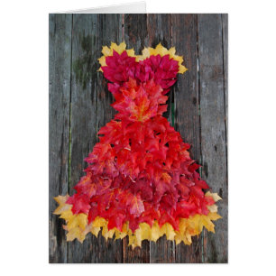 herbstliches Partykleid