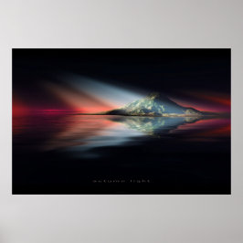 Herbstlicht Poster