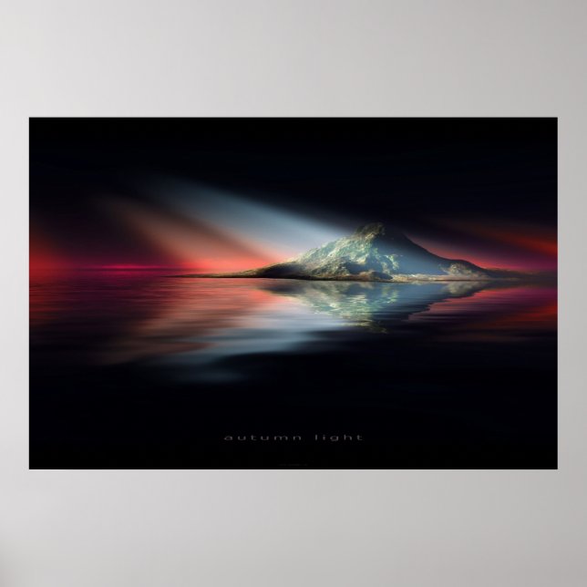 Herbstlicht Poster (Vorne)
