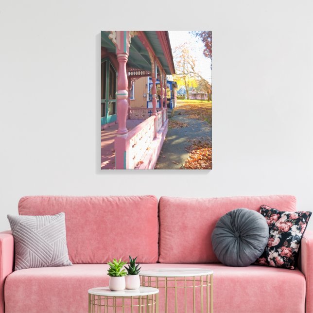 Herbstlichter auf der Hütte - Martha's Vineyard Leinwanddruck (Insitu (Wohnzimmer))