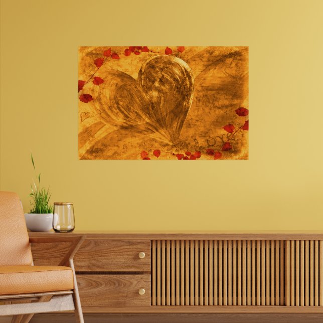 Herbstliebe Poster (Wohnzimmer 2)