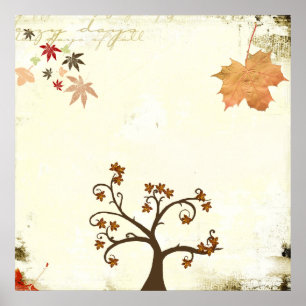 Herbstlöffel Poster