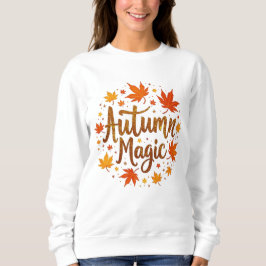 Herbstmagie-Glitzer Sweatshirt