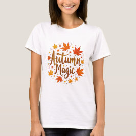 Herbstmagie-Glitzer T-Shirt