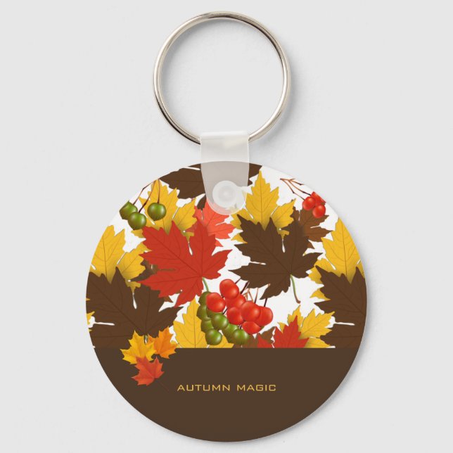 Herbstmagie Schlüsselanhänger (Vorderseite)