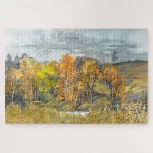 Herbstmalerei Aquarell 300 Puzzle