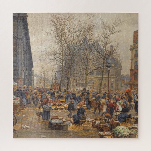 Herbstmarkt bei Les Halles Marie-Francois Puzzle (Vertikal)