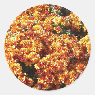 Herbstmassen Runder Aufkleber