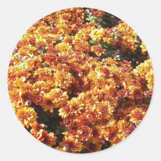 Herbstmassen Runder Aufkleber