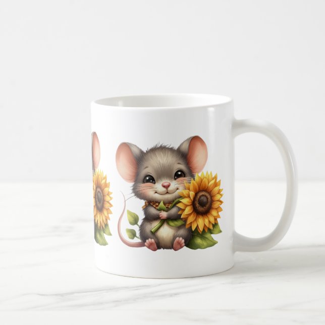 Herbstmaus-Kaffeetasse Kaffeetasse (Rechts)