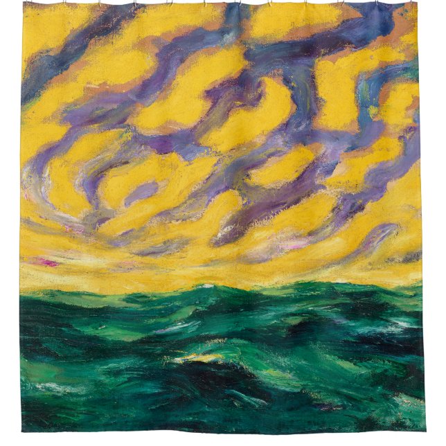 Herbstmeer | Emil Nolde | Duschvorhang (Vorderseite)