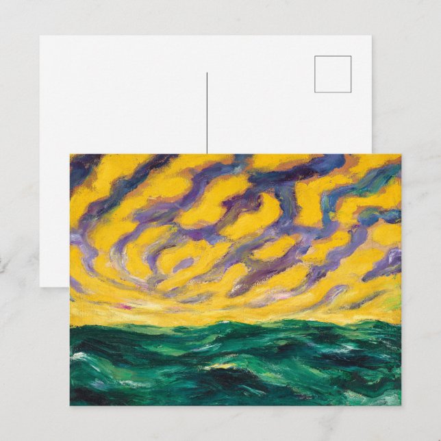 Herbstmeer | Emil Nolde | Postkarte (Vorne/Hinten)