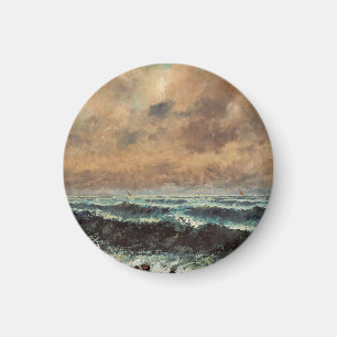 Herbstmeer - Gustave Courbet Magnet