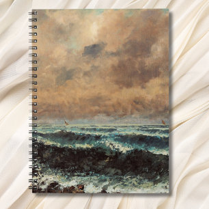 Herbstmeer - Gustave Courbet Notizblock