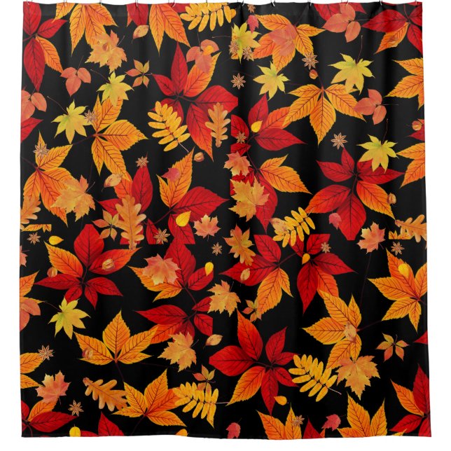 Herbstmitte Duschvorhang (Vorderseite)