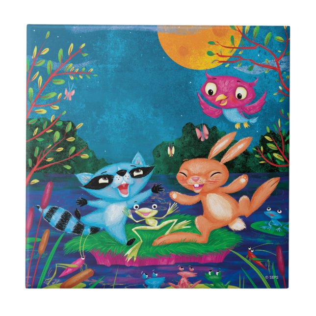 Herbstmond Fliese (Vorderseite)